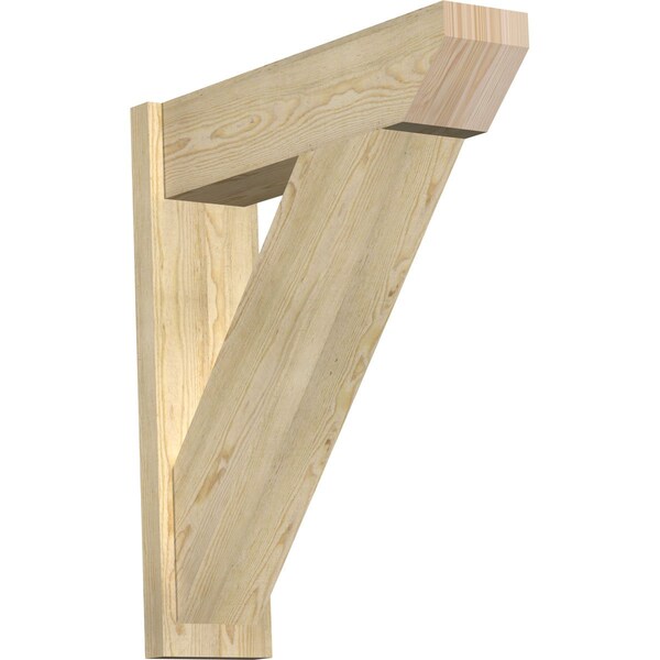 Ekena Millwork Traditional Slat Rough Sawn Outlooker, Douglas Fir, 8"W x 30"D x 34"H OUT08X30X34TRA06RDF - main